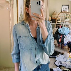 Cloth & Stone Chambray Top